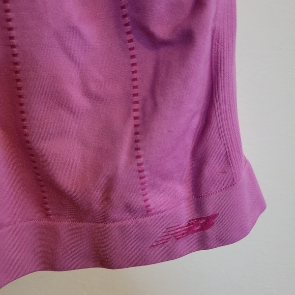 New Balance Tank Top Built in Bra Racerback Pink S Small - Picture 2 of 9